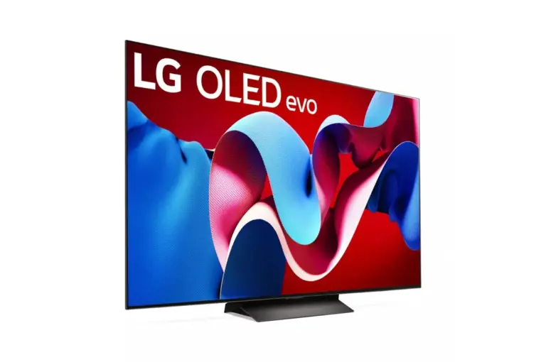 TV LG C4 OLED - demi profil