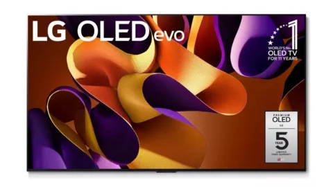 TV LG G4 OLED 2024 - demi profil