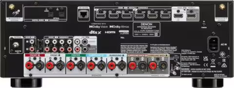 Denon AVR-X2800H DAB connectique