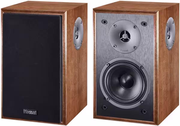 Deux enceintes bibliothèque Magnat Monitor S10D