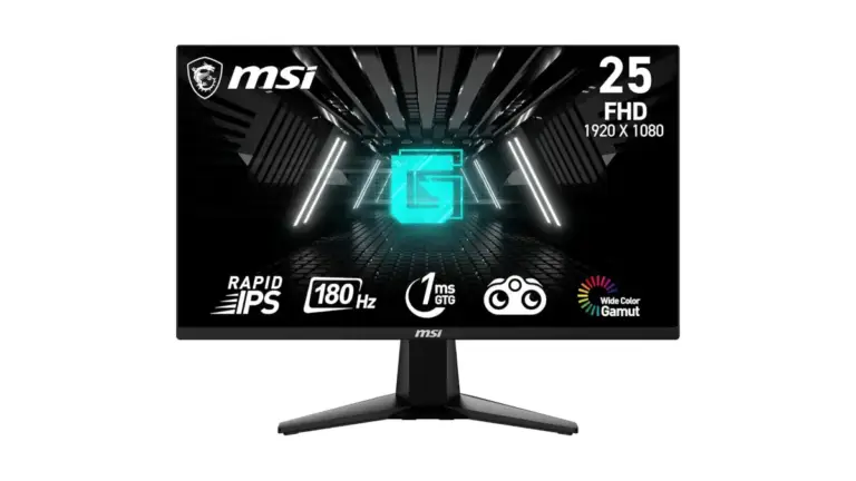 Promo écran Gamer MSI G255F à 119€ (-20%) : dalle IPS 180Hz