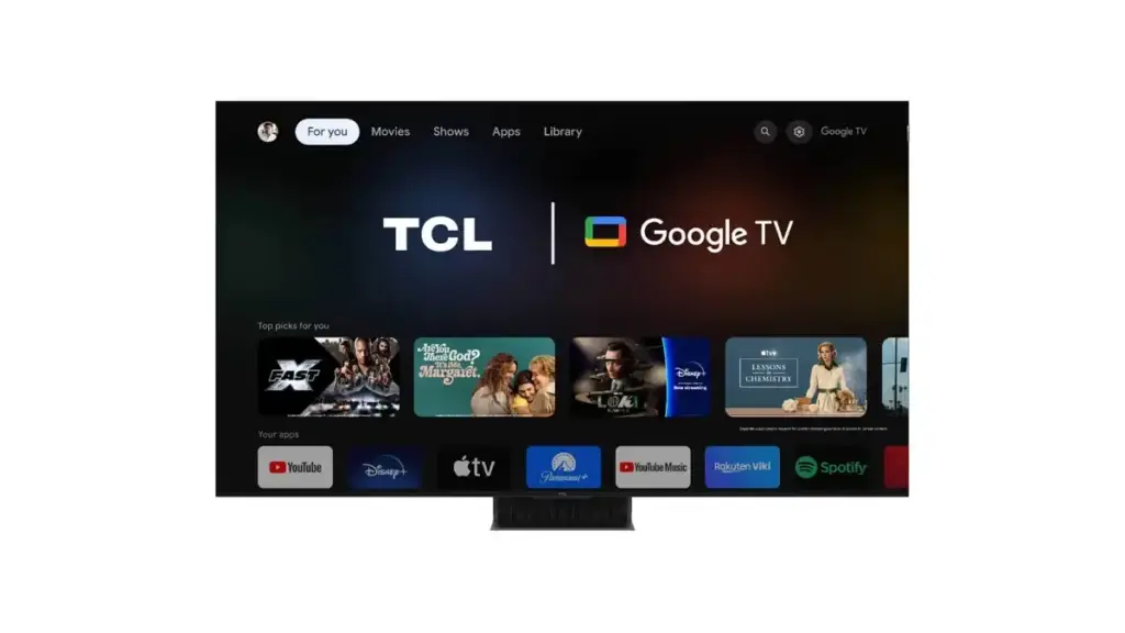 TV TCL C89B Mini LED Google TV