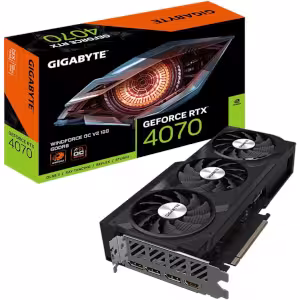 GIGABYTE Carte Graphique GeForce RTX 4070 WINDFORCE OC V2 12G