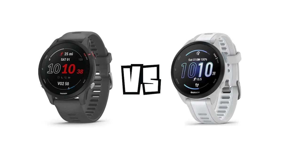 Garmin Forerunner 255 vs 165