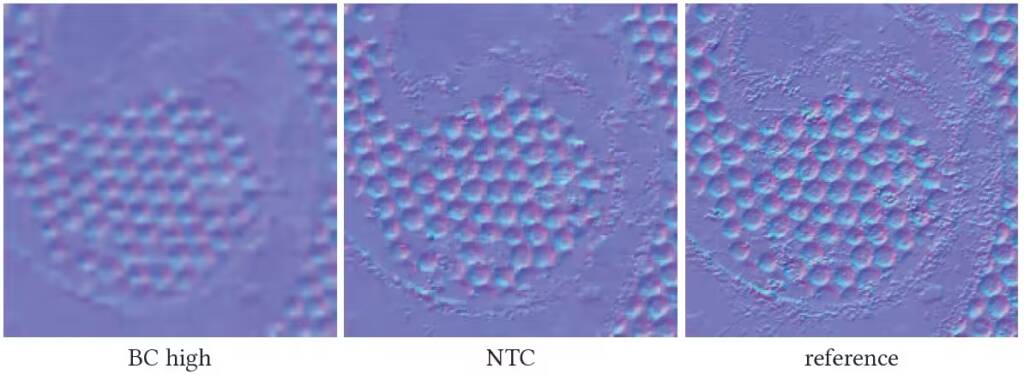 Nvidia Neural Texture Compression (NTC) exemple 3