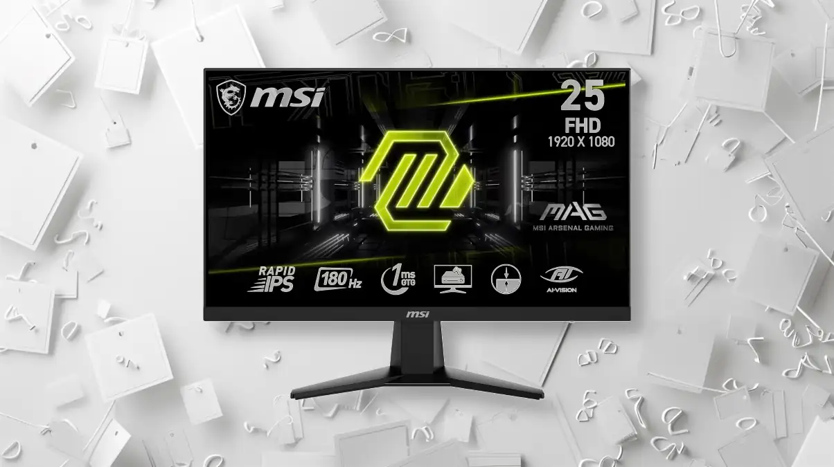 Soldes écran PC 24 pouces MSI MAG256F IPS 180Hz