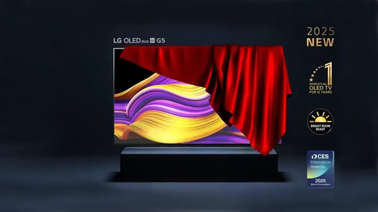 LG annonce les prix des téléviseurs OLED G5 C5 et B5 pour 2025