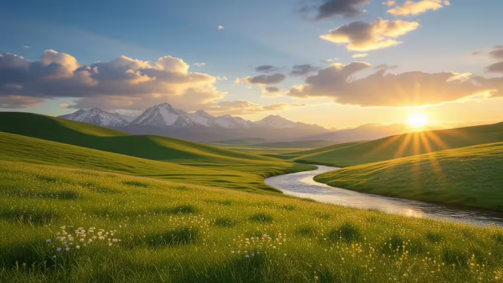 HiDream IA génération image exemple paysage