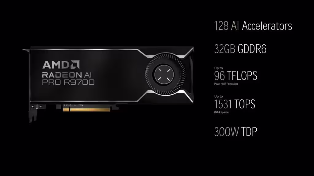 AMD Radeon AI PRO R9700 specifications