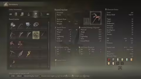 Elden Ring armes et type de dégâts 10
