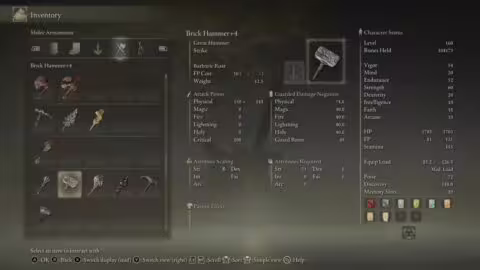 Elden Ring armes et type de dégâts 13
