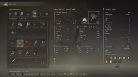 Elden Ring armes et type de dégâts 15