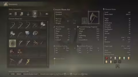 Elden Ring armes et type de dégâts 9