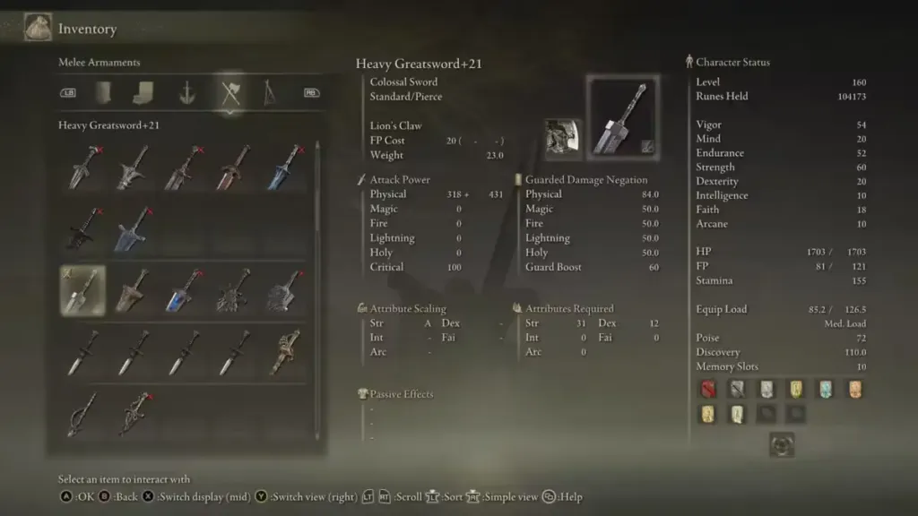 Elden Ring guide types dégâts physiques