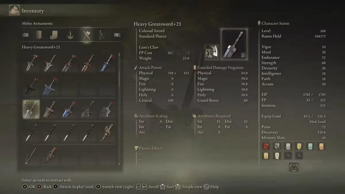 Elden Ring guide types dégâts physiques