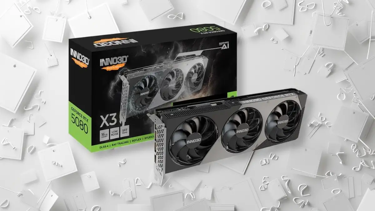 promo Inno3D GeForce RTX 5080 X3