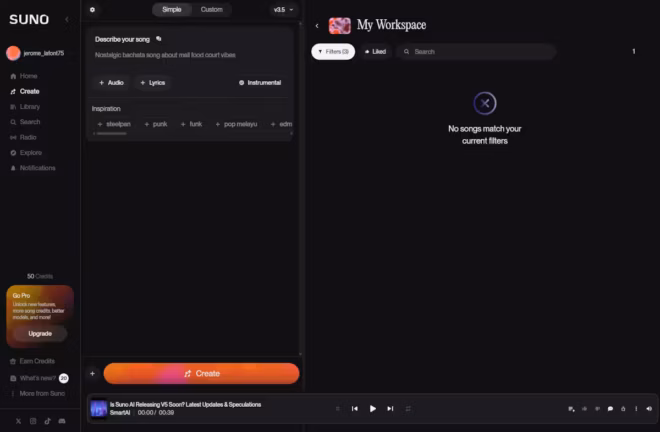 Suno AI test