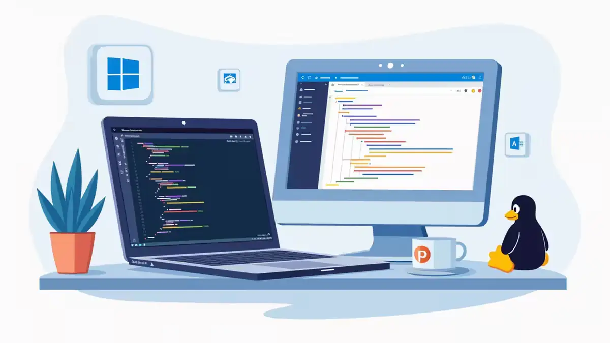 Visual Studio Code et WSL2 ouvrir projet