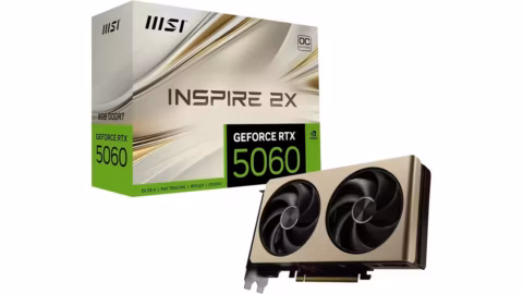 MSI NVIDIA GeForce RTX 5060 8G Inspire 2X OC 2