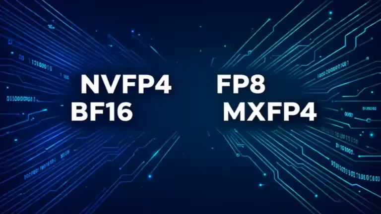 NVFP4 vs FP8 vs BF16 vs MXFP4