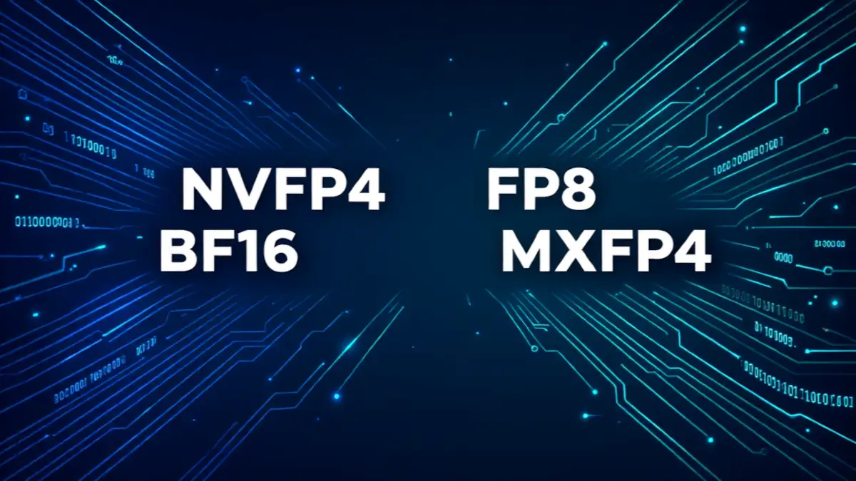 NVFP4 vs FP8 vs BF16 vs MXFP4