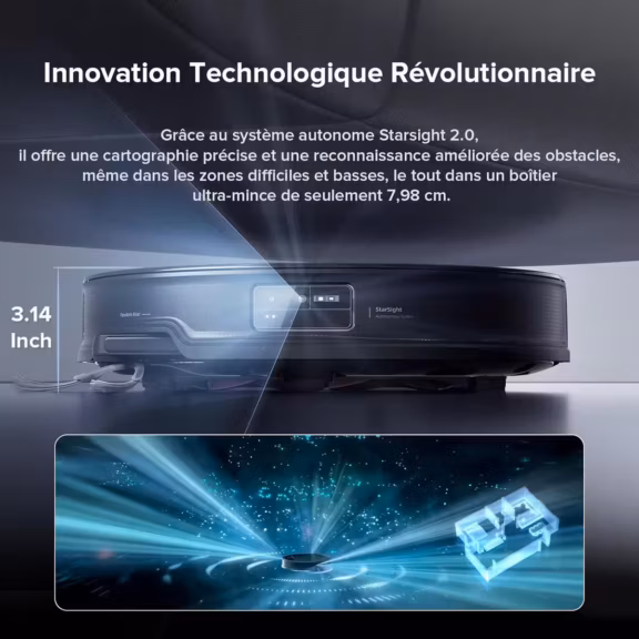 Roborock Saros 10R fonctionnalités Navigation