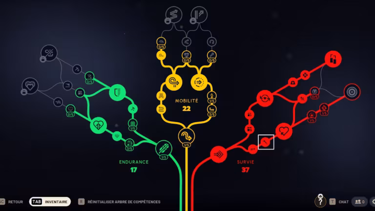 Arc Raiders competence fabrication en cours de partie