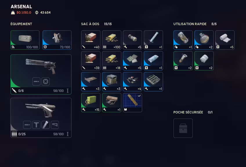 Arc Raiders Arsenal Enclume et sutureur