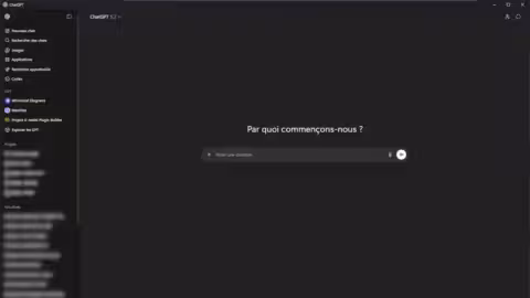 application ChatGPT pour Windows 11