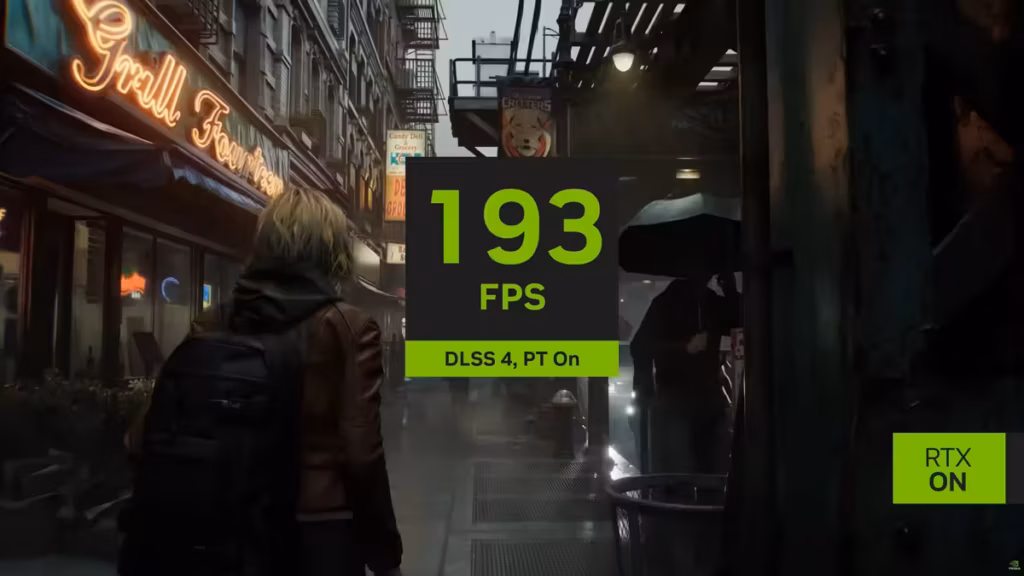 Resident Evil Requiem DLSS ON et RTX ON