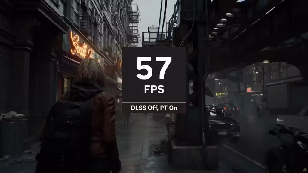 Resident Evil Requiem FPS sans DLSS et RTX ON