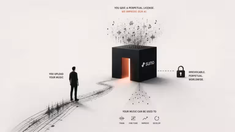 Suno AI droit auteur upload fichiers
